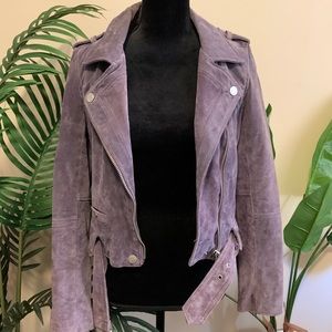 BlankNYC Suede Moto Jacket